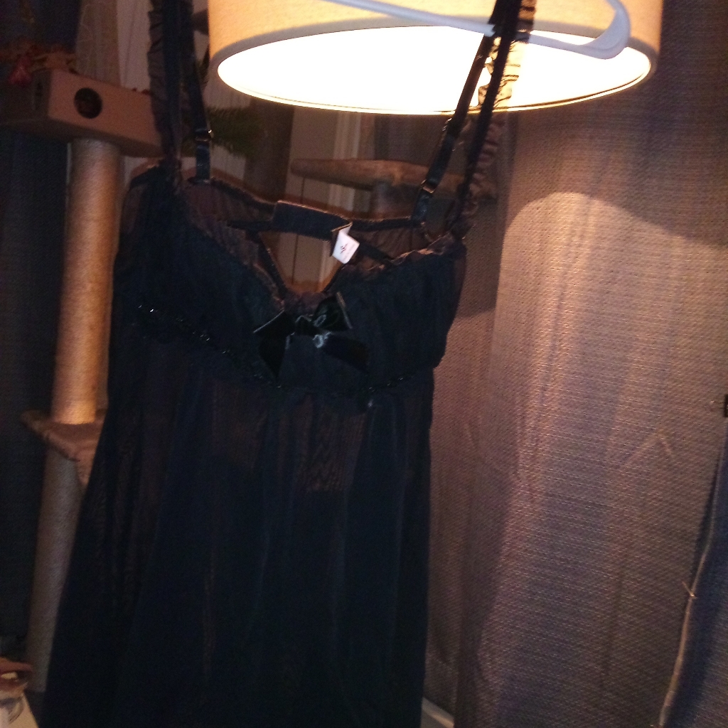 Fredericks Of Hollywood Hollywood Black Chemise